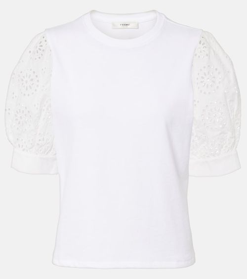 The Deco broderie anglaise cotton T-shirt