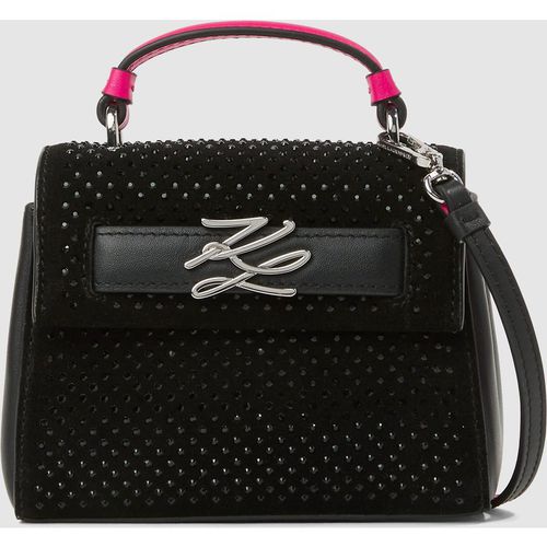 Karl Lagerfeld - Exclusive K/autograph Rhinestone Nano Bag, Woman, Black, : One