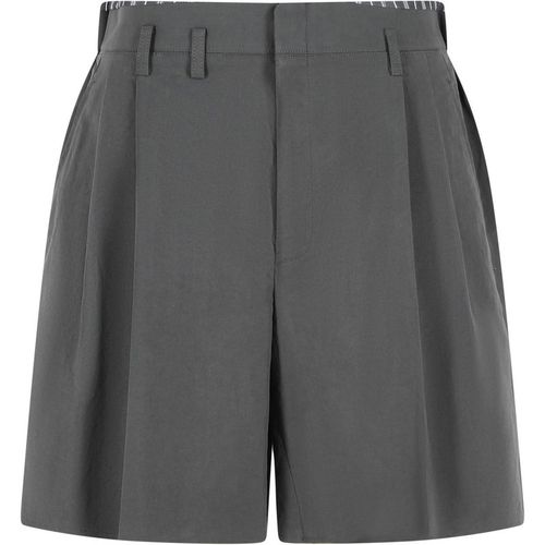 Maison Margiela Grey Cotton Blend Bermuda Short