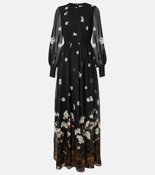 Silk gown