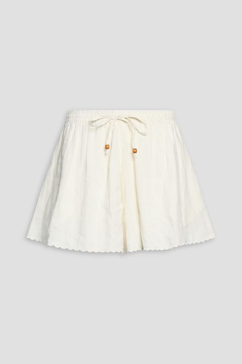 Kora linen shorts - White - 2