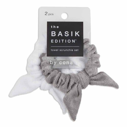 Basik Microfiber Bow Scrunchie