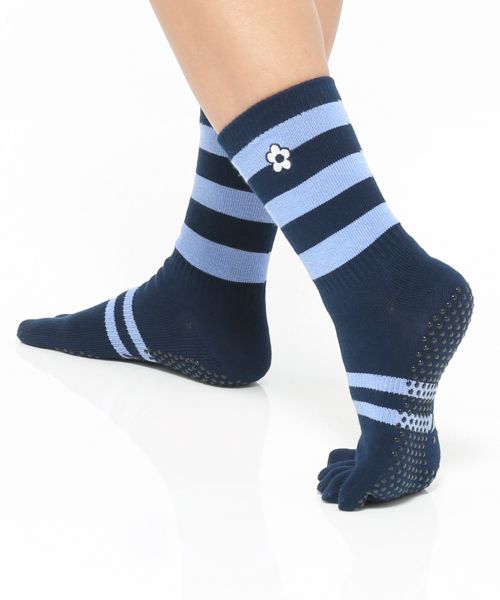 Blueberry Socks Pilates Socks Toesox Non-Slip Socks