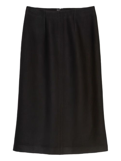 High-waisted pencil skirt - Black