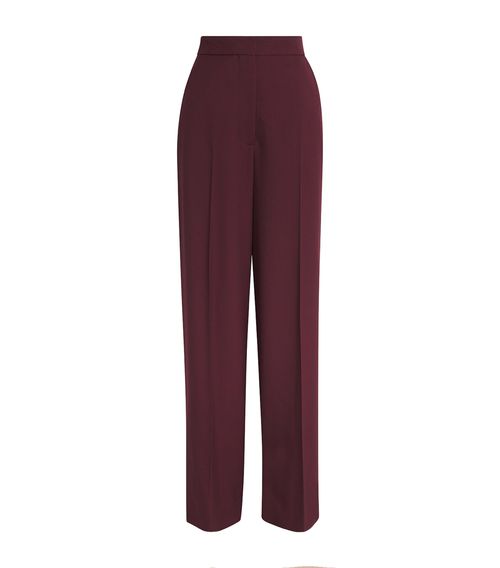 Wool Wide-Leg Trousers
