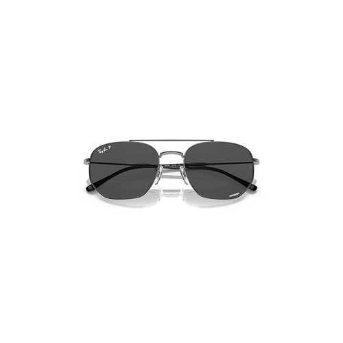 Ray-Ban Rb3707 Sunglasses Gunmetal Frame Grey Lenses Polarized 57-20