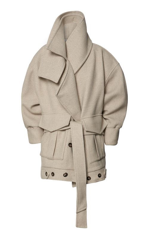 Structured Oversized Wool-Cashmere Coat