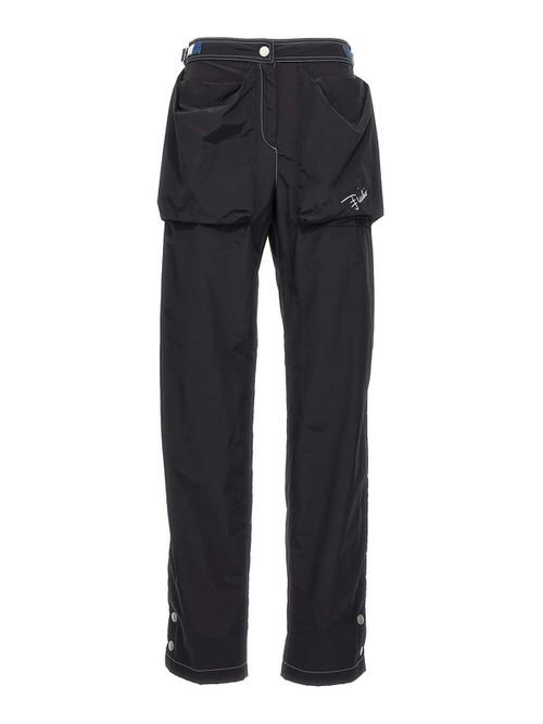Logo nylon pants