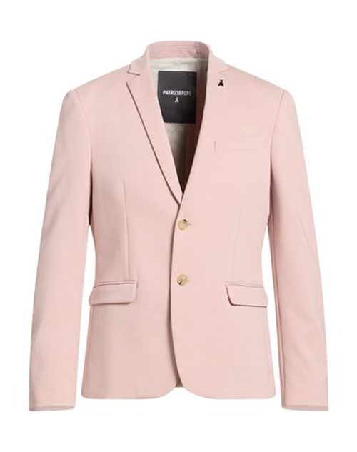Man Blazer Light pink Size 38 Cotton, Polyamide, Elastane