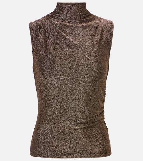 Mylie glitter jersey top