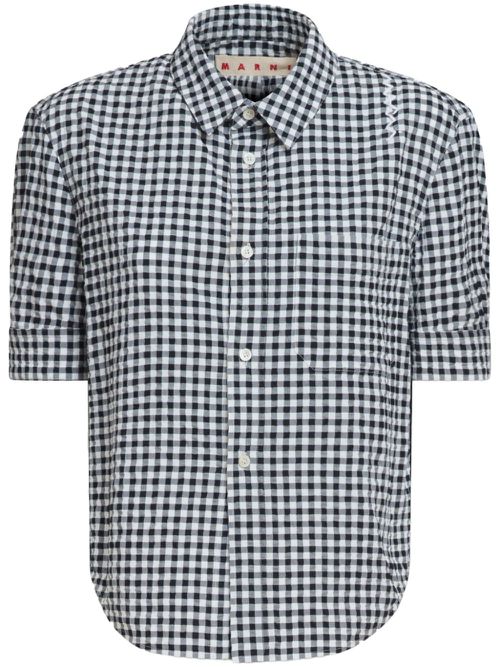 Check pattern shirt - Black
