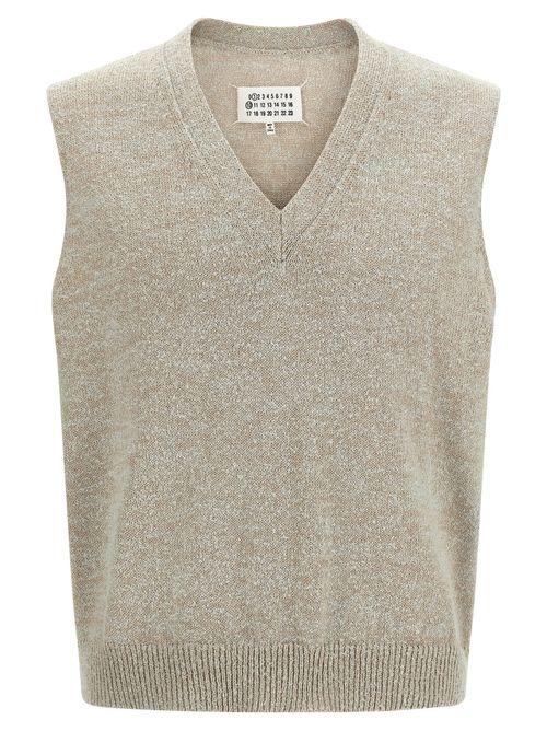 Bouclé Knit Vest