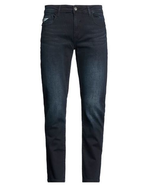 Man Jeans Black Size 33 Cotton, Elastane