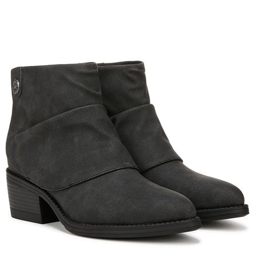 Women's Riley Cuffed Western Booties (Black)