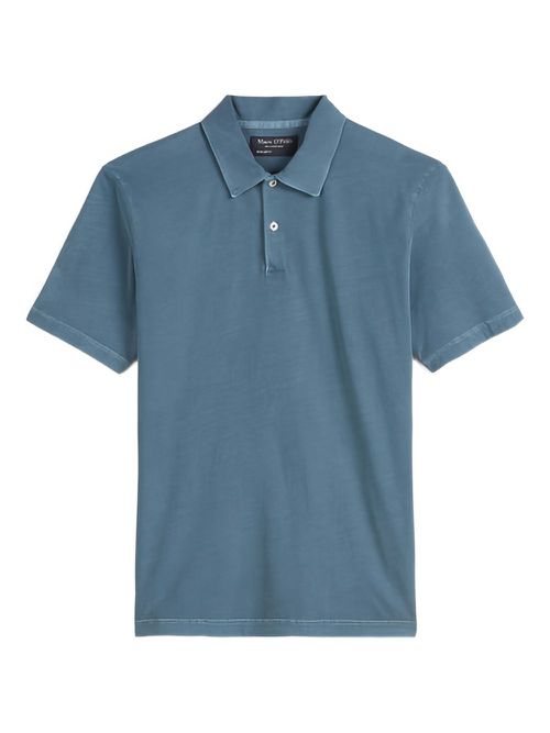 Cotton polo shirt - Blue