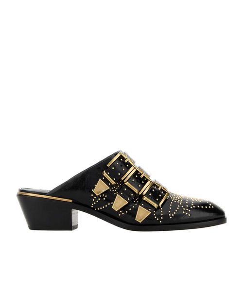 Chloé Susan Studded Heeled Mules