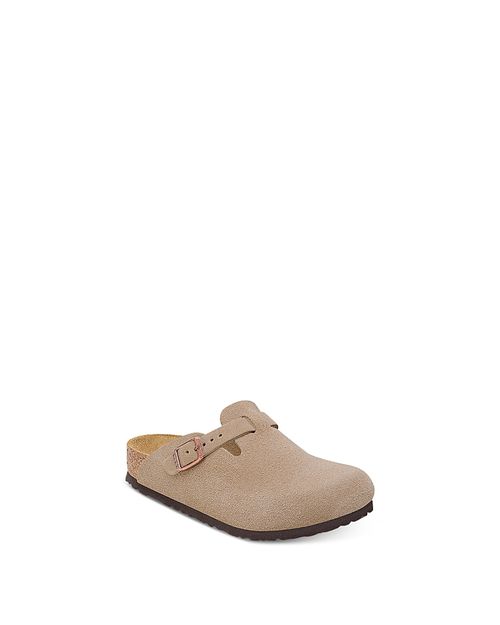 Unisex Boston Kid Suede Leather Clogs - Toddler, Little Kid
