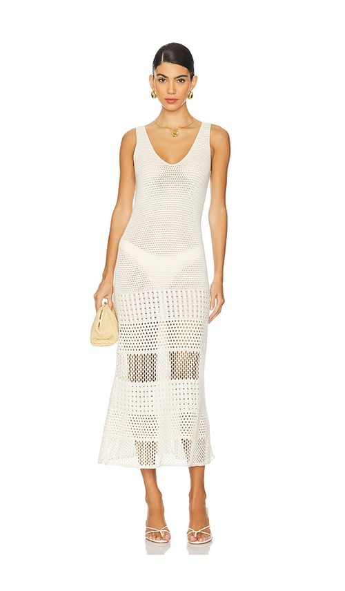 ESCVDO Ensenada Maxi Dress in Ivory