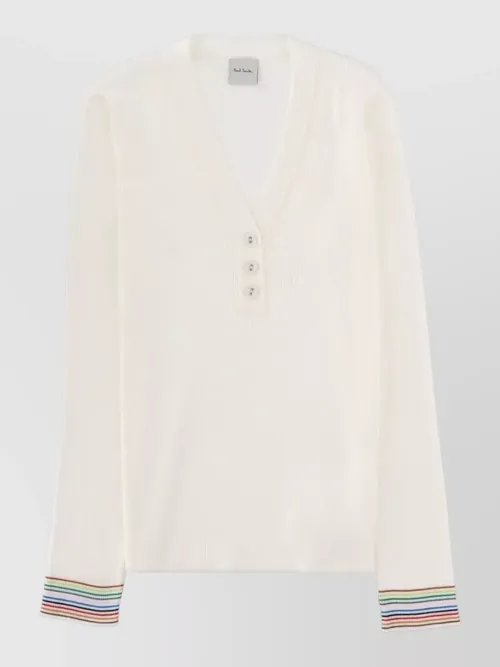 Paul Smith - knit cardigan button detail long sleeve