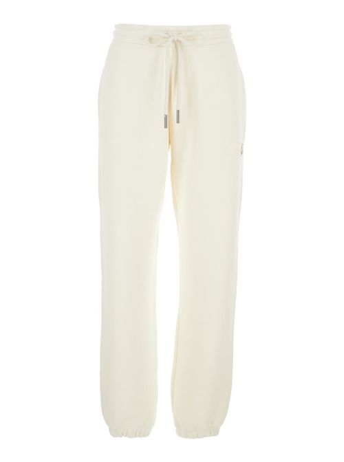 White Relaxed Joggers Pants
