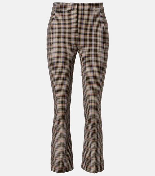 Arte checked slim pants