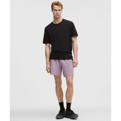 Lululemon – Men's Pace Breaker Linerless Shorts – 7" – Color Purple/Paste
