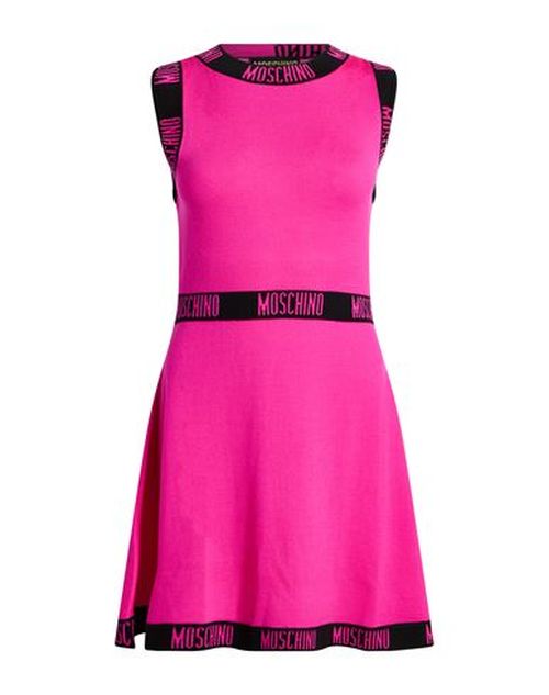 Couture Woman Mini dress Fuchsia Size 6 Virgin Wool