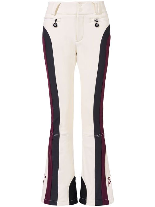 Queenie striped ski trousers - Neutrals