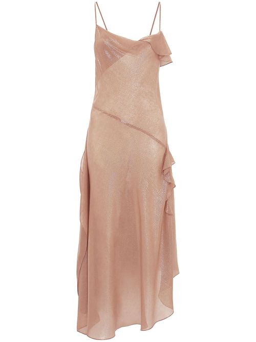 Cami slip midi dress - Pink
