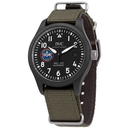Pilots Mark XVIII Top Gun SFTI Automatic Black Dial Mens Watch IW324712