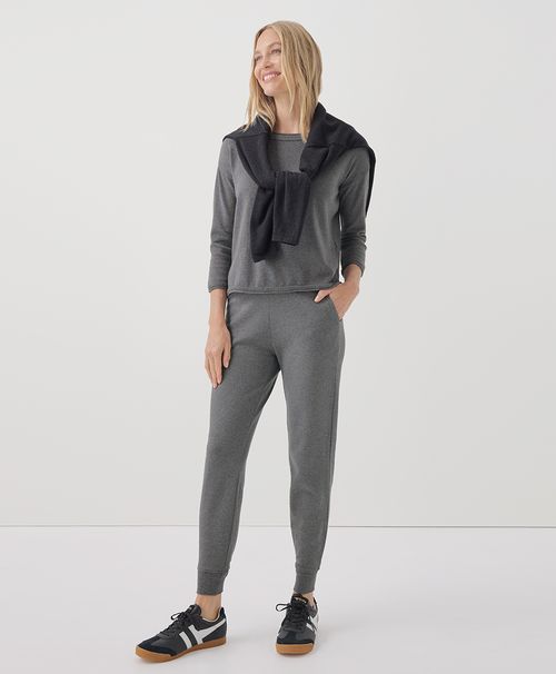 Women's Medium Grey Heather Airplane Jogger