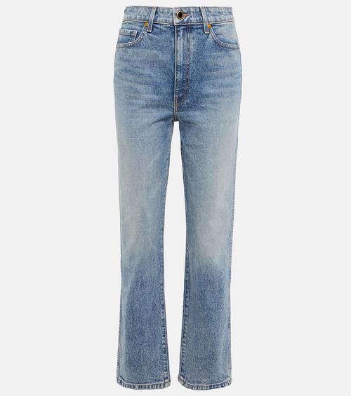 Khaite Abigail high-rise straight jeans