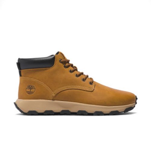 Timberland for man. TB0A5Y7H2311 Winsor Park Brown Leather Sneakers (40), Flat, Laces, Casual