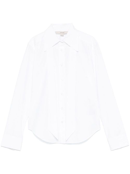 Tie fitted shirt - White