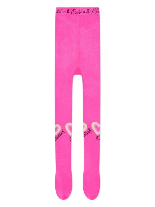 Heart motif tights - Pink