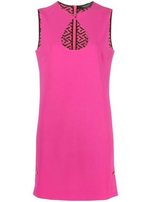 Cut-out shift dress