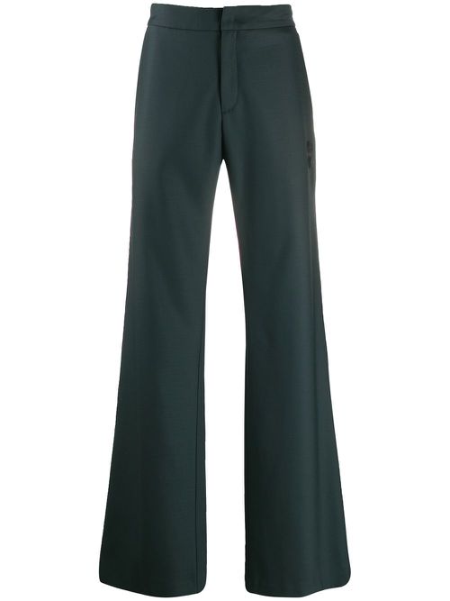 Wide leg tailored trousers - Grey