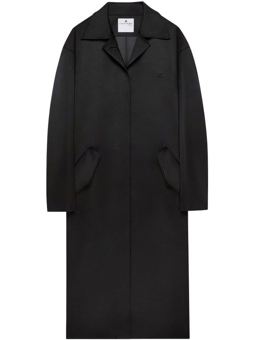 Cocoon coat - Black