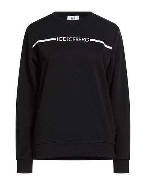Woman Sweatshirt Black Size XL Cotton