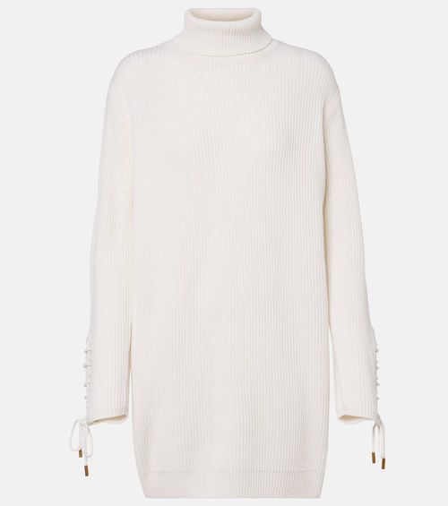 Ghinea wool and cashmere sweater dress
