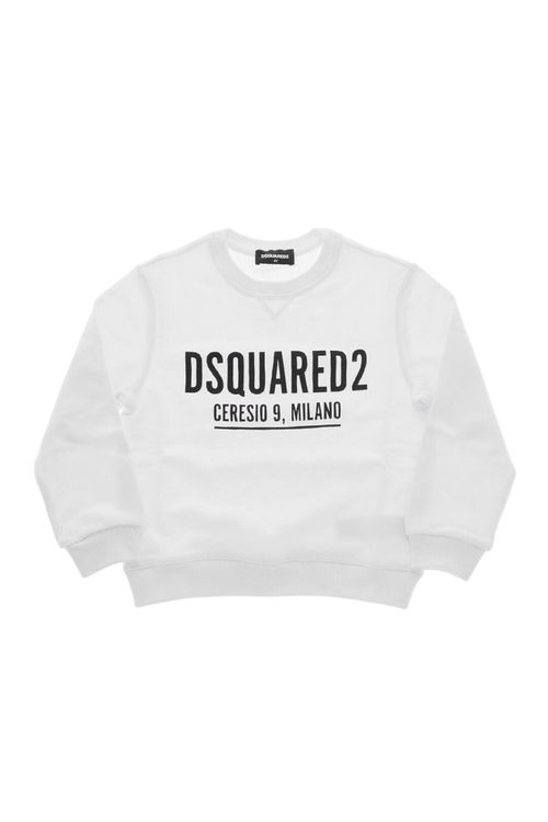 Boys White Regular Sweatshirt