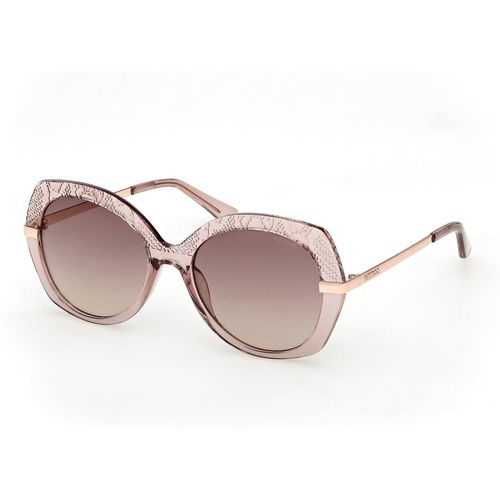 Guess Mujer Guess GU00215 57F Gafas de sol Inyectado Beige Marrón Redonda Norma