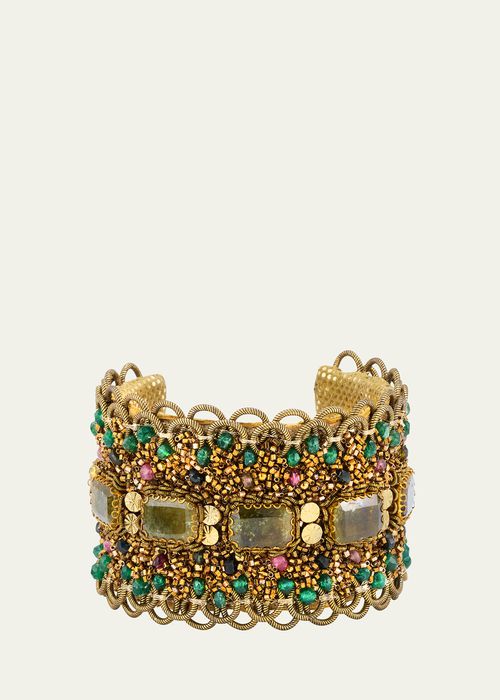 Steele Beaded Cuff Bracelet