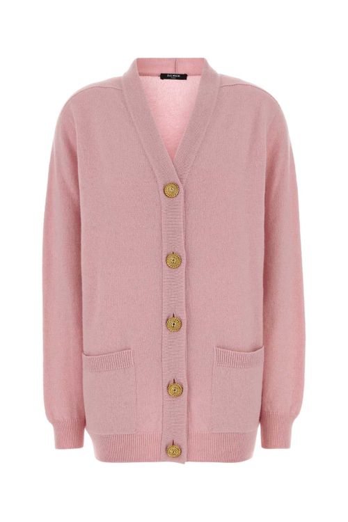 Loose Cardigan — Pink