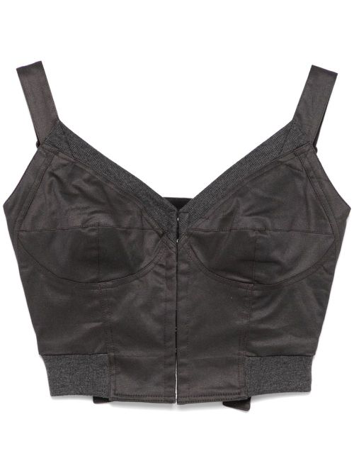 Bustier-style top - Grey