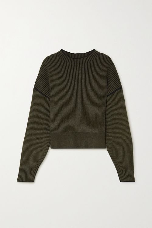 Grant Ribbed-knit Sweater