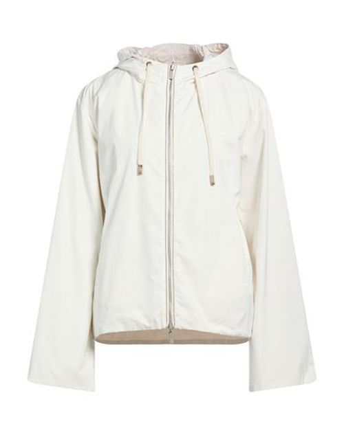 Woman Jacket White Size 6 Polyester