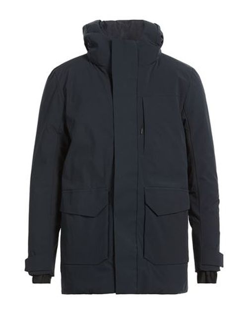 Man Jacket Midnight blue Size L Polyester, Elastane