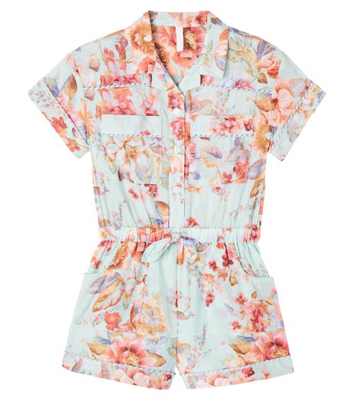 Awaken floral cotton romper