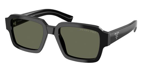 Prada PR 02ZSF Asian Fit Polarized 1AB03R Men's Sunglasses Black